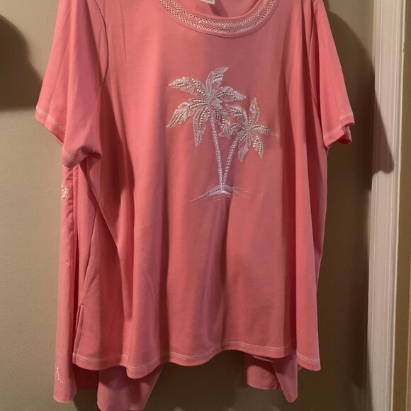 Alfred Dunner leisure pant set, blouse 2x pants are 22W in size. - Picture 1 of 6